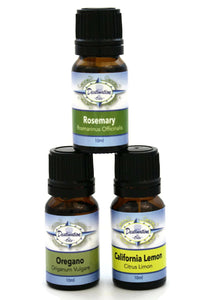 Kitchen Essential Oils Gift Set- Oregano, Rosemary, Lemon-Gift Sets-Destination Oils