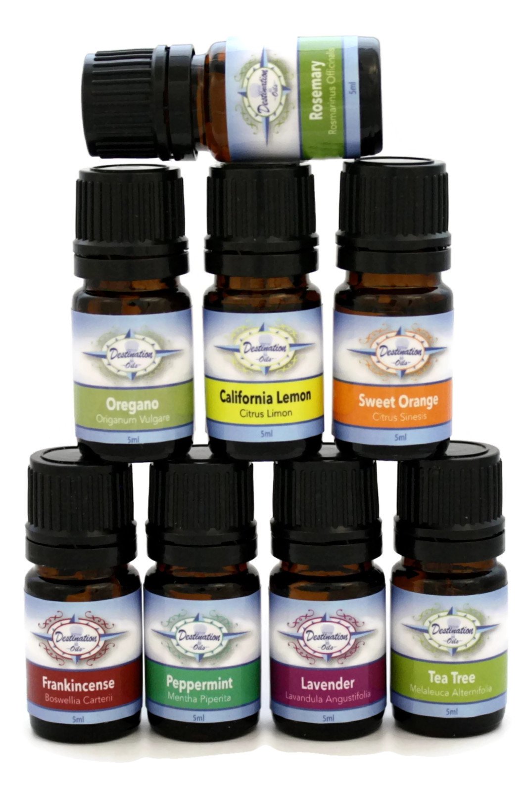 Starter Gift Set- Top 8 Essential Oils for Beginners- 5ml-Gift Sets-Destination Oils