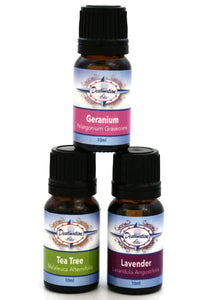 Glow Skin Care Essential Oil Gift Set- Tea Tree, Lavender, Geranium-Gift Sets-Destination Oils