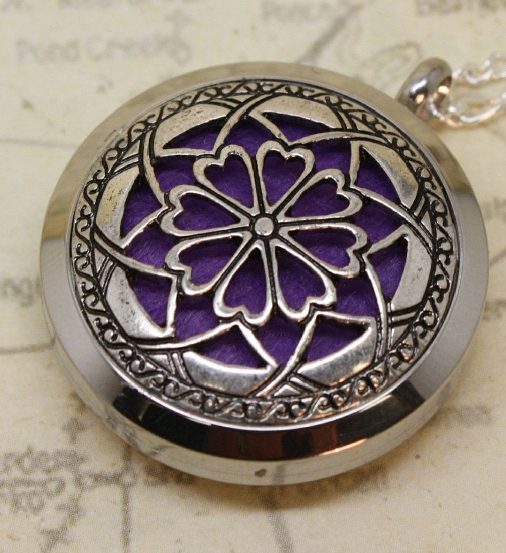 Unique 316L Stainless Steel Essential Oil Diffuser Necklace- 30mm- 20"-Diffuser Necklace-Destination Oils