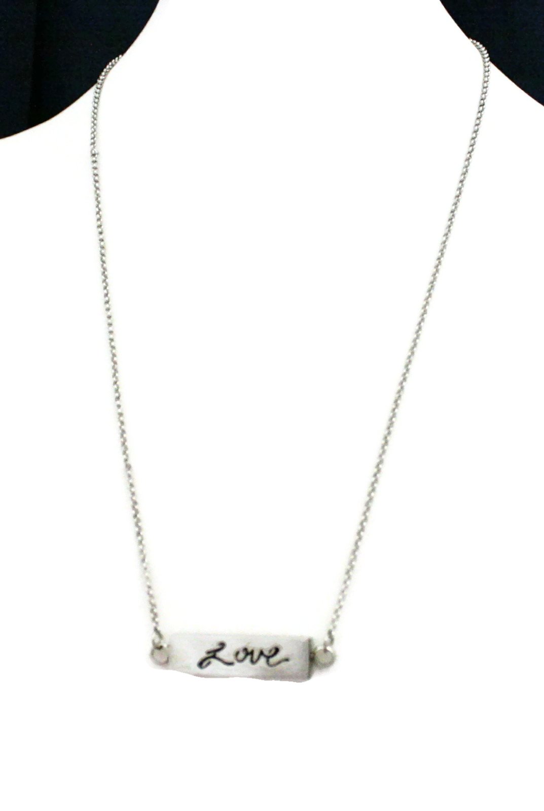 Love Essential Oil Diffuser Stainless Steel Bar Necklace- 22-24"-Diffuser Necklace-Destination Oils