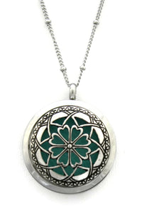 Unique 316L Stainless Steel Essential Oil Diffuser Necklace- 30mm- 20"-Diffuser Necklace-Destination Oils