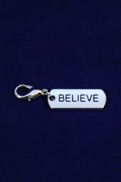 Believe Silver Jewelry Charm-Jewelry Charm-Destination Oils