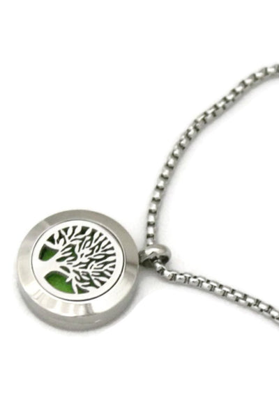 Blooming Tree of Life Diffuser Bracelet- Stainless Steel- 20mm-Diffuser Bracelet-Destination Oils