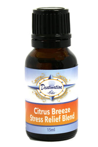 Citrus Breeze - Stress Relief Essential Oil Blend - 15ml-Essential Oil Blend-Destination Oils