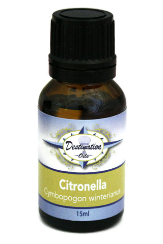 Citronella Essential Oil ~ 15ml ~ Pure-Single Essential Oils-Destination Oils