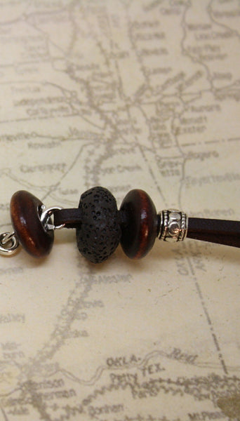 Galaxy Planet Essential Oil Diffuser Necklace- 18-20" Leather Cord-Diffuser Necklace-Destination Oils