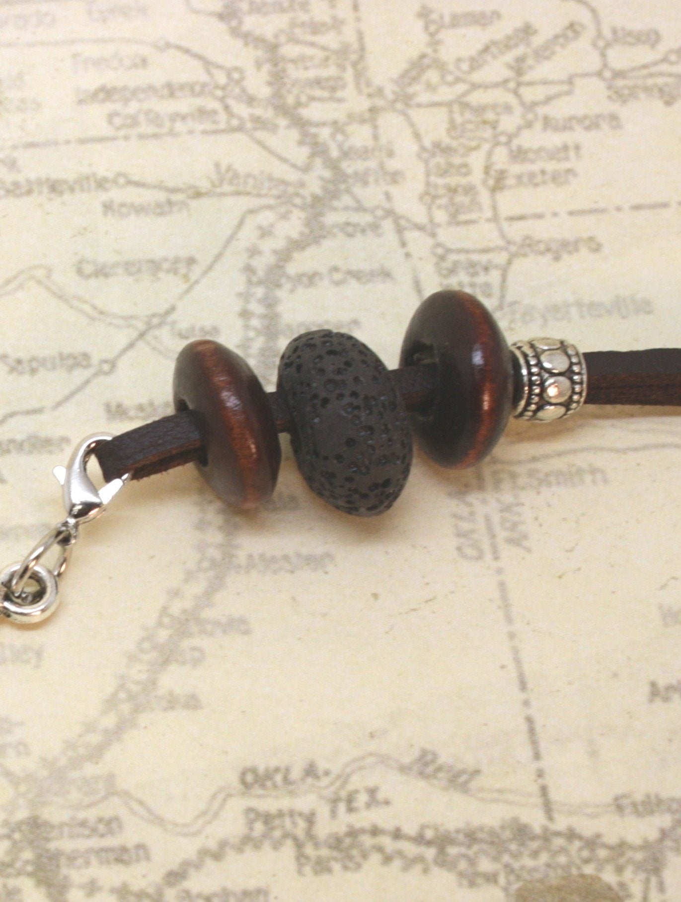Galaxy Planet Essential Oil Diffuser Necklace- 18-20" Leather Cord-Diffuser Necklace-Destination Oils