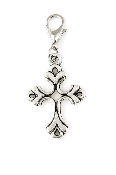 Cross Silver Jewelry Charm-Jewelry Charm-Destination Oils