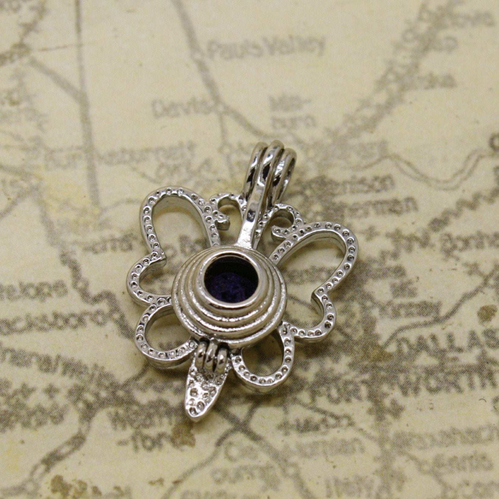 Dragonfly Girls/ Womens Essential Oil Diffuser Necklace- 16"-Diffuser Necklace-Destination Oils