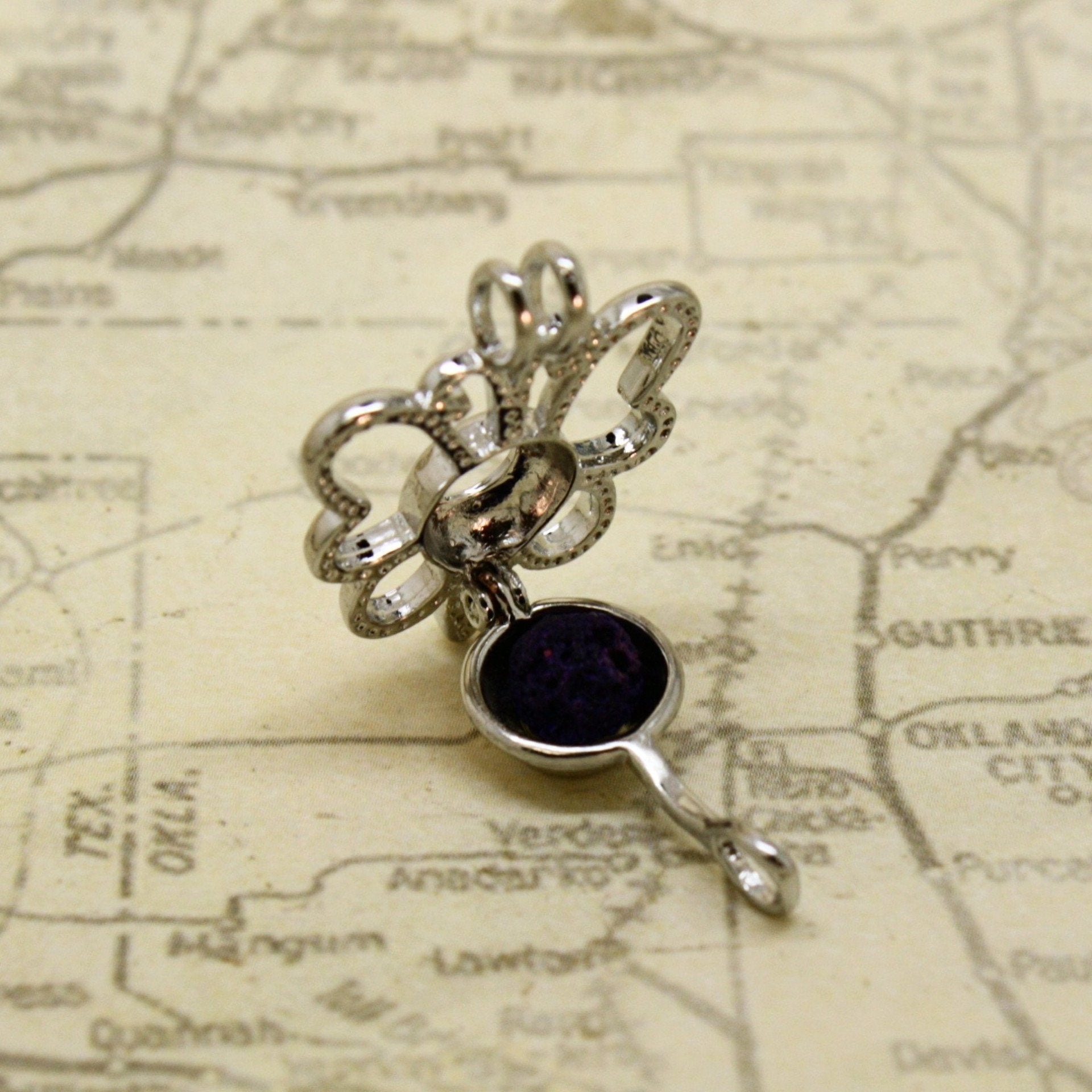 Dragonfly Girls/ Womens Essential Oil Diffuser Necklace- 16"-Diffuser Necklace-Destination Oils