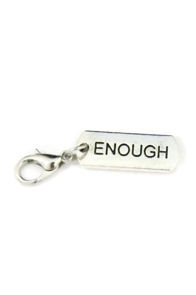 Enough Silver Jewelry Charm-Jewelry Charm-Destination Oils