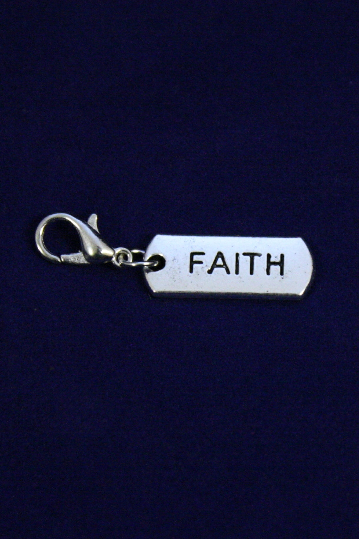 Faith Silver Jewelry Charm-Jewelry Charm-Destination Oils