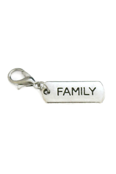 Family Silver Jewelry Charm-Jewelry Charm-Destination Oils