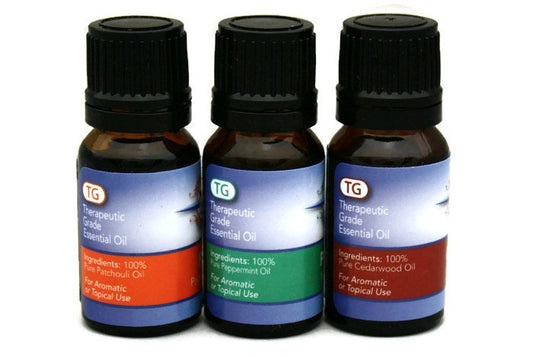 Attention Improving Essential Oil Set- Cedarwood, Patchouli, Peppermint-Gift Sets-Destination Oils