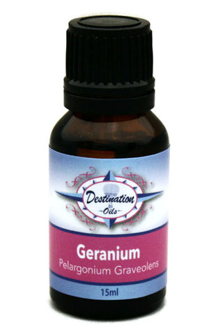Geranium Essential Oil ~ 15ml ~ Pure-Single Essential Oils-Destination Oils