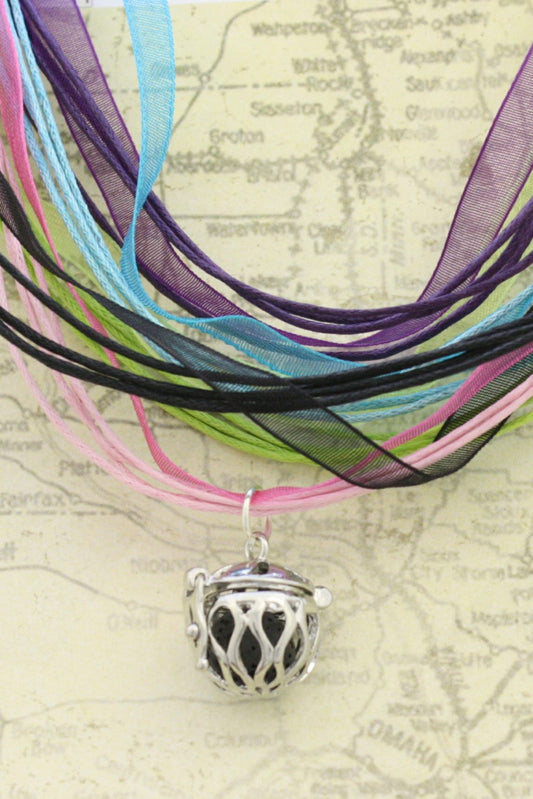 Harmony Interchangeable Essential Oil Diffuser Necklace- 5 colors-Diffuser Necklace-Destination Oils