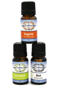 Muscle Ache Relief Essential Oil Gift Set- Birch, Lemongrass, Tangerine-Gift Sets-Destination Oils