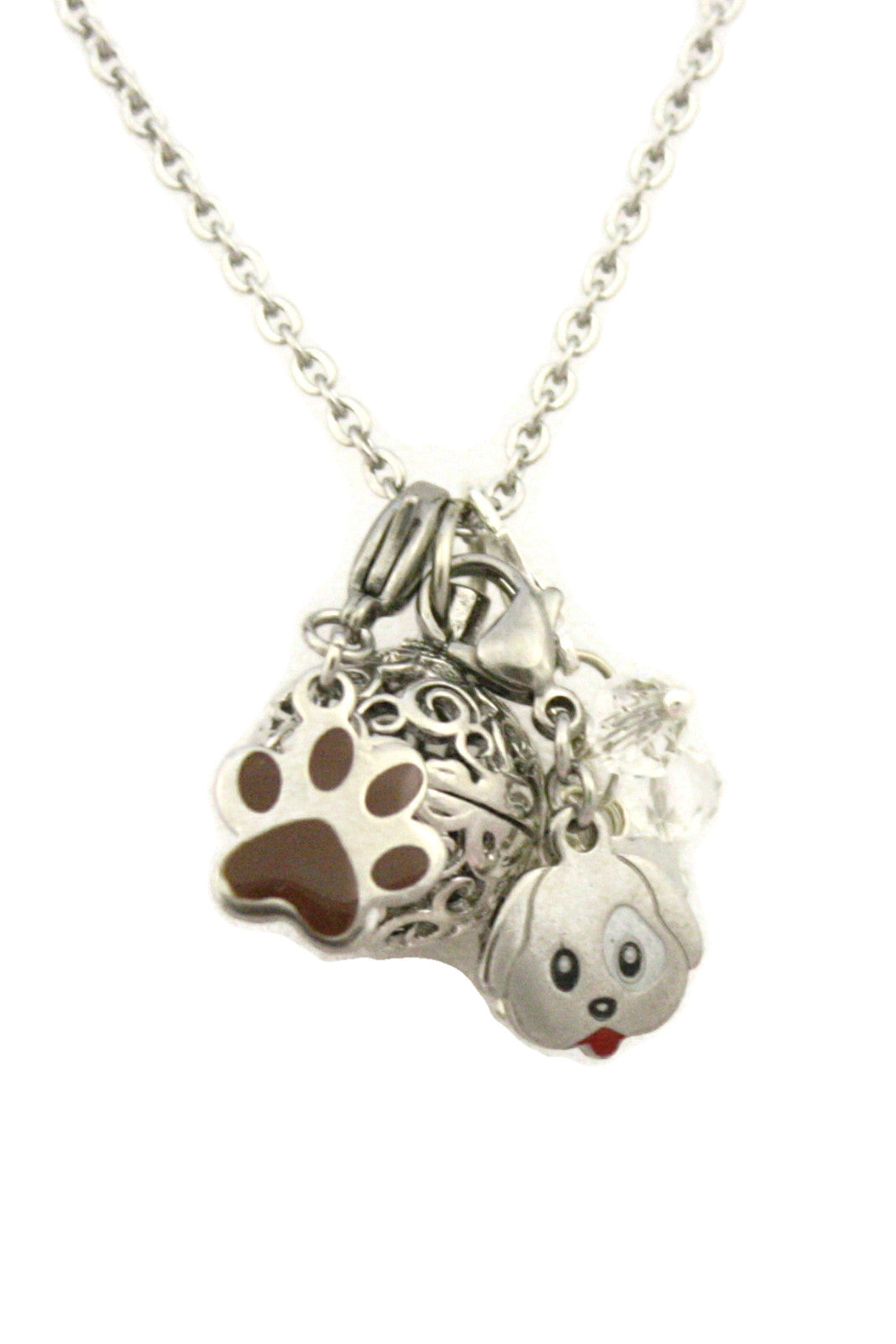Puppy Love Kids Dog Essential Oil Charm Necklace- 16"-Diffuser Necklace-Destination Oils