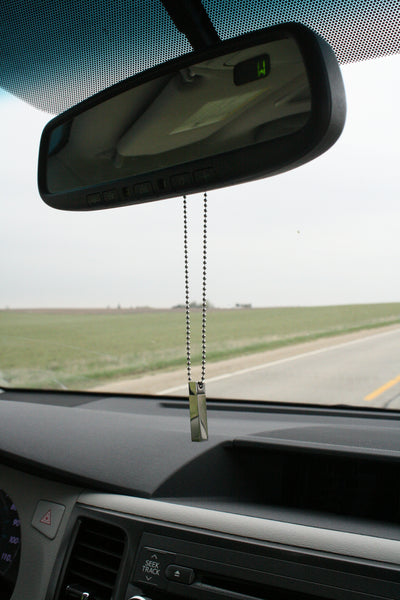 AromaVial Stainless Steel Necklace/ Rear View Mirror Diffuser-Diffuser Necklace-Destination Oils