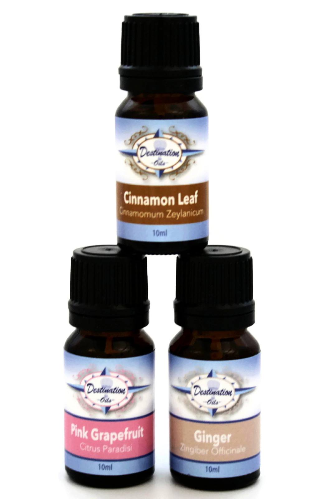 Burn Boost Essential Oil Gift Set- Ginger, Pink Grapefruit, Cinnamon Leaf-Gift Sets-Destination Oils